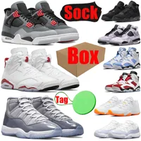 Racer Blue 4s 5s 11s basketball shoes mens womens Cool Grey 4 5 11 Cactus Jack Black Cat sail Red Bred men women trainers sports sneakers