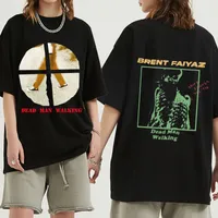 Brent Faiyaz T-shirt Vintage 90's Hip Hop Rap Unisex dubbelzijdige print T-shirt heren dames oversized zwarte t-shirt Harajuku 220712