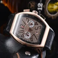 Montre de Luxe Mens Diamonds Watches Leatherclassic Wristwatches RELOJ215S