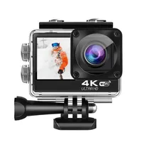 Telescopes Helmet Action Camera 4K 60FPS 24MP 2 0 Touch LCD 4X EIS Dual Screen WiFi Waterproof Remote Control Webcam Sport Video R276O