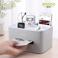 Tissue Boxes & Napkins Ecoco Napkin Holder Household Living Room Dining Creative Lovely Simple Multi Function Remote Control Stora251P
