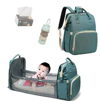 아기 침대 접이식 배낭 신생아 여행 실내 배낭 통기성 영아 수면 바구니 254Z를위한 엄마 가방 요람