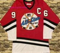 Stitched Rare Cheap Authentic Retro Mitchell & Ness 1996 MTV All Star Face-Off Hockey Jersey Mens Kids Throwback Jerseys