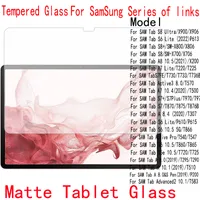 9H 0,33 mm 2D Tablet Matte Tablet Glass Clea Film Protettori per Samsung Galaxy Tab S8 S7 S6 S4 S3 Lite A8 A7 Ultra Active2 Active3 8.0 Pro 10.1 Plus A 7 9.7 10.1 Poluch opachi