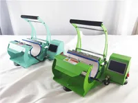 US -Lagerhitze -Wärmeübertragung Tumbler Press Sublimation Becher Pressdruckermaschinen kompatibel für 20 Unzen Tumbler Becher Wasserflaschen Grün Z1