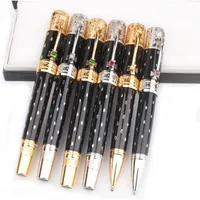 럭셔리 연예인 시리즈 두꺼운 홀더 만년필 펜 고정 사무실 비즈니스 용품 선물을위한 최고 품질의 볼펜