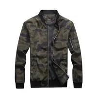 Men de qualité S Camouflage Vestes à fermeture éclair Male Malouches Camo Bomber Jacket Mens Hip Brand Vêtements Automne Outwear Plus Size M 7XL 220727