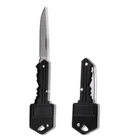 Portable Cutting Tool Multi-function Mini Key shape knives keyring Pendant EDC Tool invisible folding blade Tiny Cut pocket keychain knife for outdoor camping