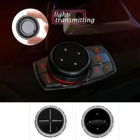 Idrive Car Multimedia -Knöpfe Abdeckung M Emblem -Aufkleber für BMW E46 E39 E90 E36 F30 F10 X5 E35 E34 E30 F20 E92 E60 M5266Z