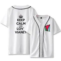 Frauenjacken Vianney dünne Baseball Uniform SingleBreasted lose Baumwolle und Polyester Mode Gedruckt lässig