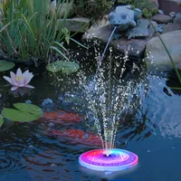 Solar Water Fountain Novelty Lighting 2.5W Solar Fountains Pumps Solars Waters Pump With Battery 3 Nozzles Garden Fountai Pool Wate Fountaing Outdoor USASTAR
