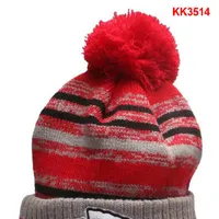 2021 Kansas City Baseball KC Beanie North American Team Side Patch Winter Wool Sport Knit Hat Skull Caps A5318E
