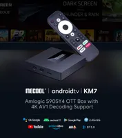 Mecool KM7 Google Certified TV Box Android 11 ATV 4GB 64GB DDR4 Amlogic S905Y4 Androidtv WiFi BT Youtube 4K TVBOX