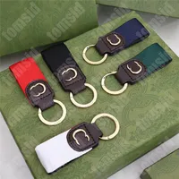Keychians Designer Key Chains para homens homens Moda Brand Brand Classic Gold Buckle Key Ring Ring Luxury Keychain de alta qualidade com caixa