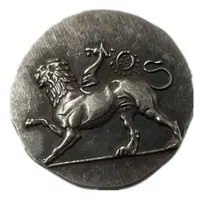 G29 Griechenland Ancient Silber Plated Craft Copy Coins Metalsties Fertigungsfabrikpreis