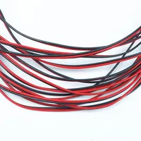 Inne akcesoria oświetleniowe 2pin 28/26/24/22/20/18/16 AWG Tinned Copper Drut LED Kabel Kabel Czerwony czarny elektryczny elektryczny sznur Diyother