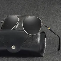 선글라스 패션 편광 파일럿 남성 여성 트렌디 한 드라이버 포 크로미 나이트 비전 태양 안경 고글 uv400sunglasses