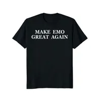 Tops Women MAKE EMO GREAT AGAIN Letter Printing Woman Tshirts 100% Cotton Round Neck Fashion Summer Tops T Shirt for Women 220615