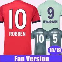 2018 2019 Lewandowski Robben Mens футбол трикотажные изделия Ribery Hummels Home Red Your Year 3-я футбол футбол с короткими рукавами Униформа