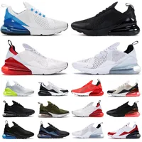 max 270 react shoes BAUHAUS white Blue React men running shoes OPTICAL triple black mens trainers breathable sports outdoor sneakers 40-45