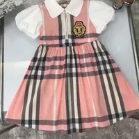 kid girl flower dresses set 100-150cm pink color wedding style fashion designer boutique clothes wholesale 2022