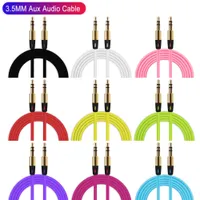 Color Magic Audio Cable Aux Car Cables 3,5 мм автомобильные наушники линия динамиков