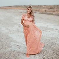 Elegence Maternity Pography Progress Платье беременности для Shooting Sequints Tule Bervant Women Dress Dress Maxi Faternity Hown314f