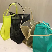 Hylhexyr Женские сумки с сеткой сетчатой ​​сетка складной сумочка с фруктами магазины моды.
