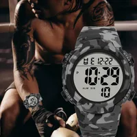 Wristwatches SYNOKE Big Numbers Watch Men 50M Waterproof Male Clock Alarm Stopwatch Multifunction Digital Watches Relogio Masculino