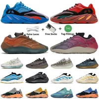 Designer 700 Running Shoes Men Women Hi-Res Red Azael Alvah Copper New V3 Fade Carbon Vanta Cream Dazzling Blue Mens Top Fashion Trainers Sport Outdoor V2 Sneakers 36-46