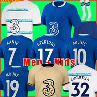 Chelsea CFC PULISIC ZIYECH HAVERTZ KANTE WERNER ABRAHAM CHILWELL MOUNT JORGINHO maglia da calcio 2022 2021 maglia da calcio GIROUD 22 21 uomini + kit per bambini