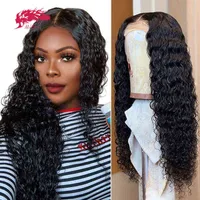 Nxy Wigs Water Wave Lace Front Human Hair for Women 13x6 13x4 4x4 with Pre Plucked line Brazilian Remy 10"-24"220701