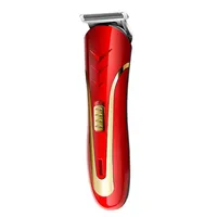 KM-1409 Carbon Steel Men Beard Shaver Head Hairmer Rechargable Razor Electric Cliper259e
