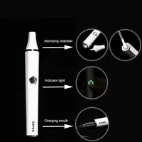 Authentic G9 Portable Wax Pen Vaporizer Starter Kit Oil Ceramic Chamber White Coilless Dab Rig Electric Cigarette Vapor Vape E cig