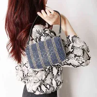 Evening Bag Bling Diamond Clutch Women New Korean Soft Cushion Small Handbag Shoulder Ladie Dinner Purse 220622