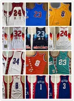 Mitchell and Ness 1996 West East All-Star Basketball Jerseys Real Authentic Stitched 1 Tracy 3 Allen McGrady Iverson 15 Carter 23 James AllS