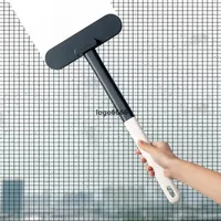 Sublimatie Glass Window Cleaners Brush Huishoudelijke Windows Cleaning Tool Dubbelzijdig scherm Raam Droog en nat Dual-Use Extended Telescopic