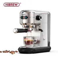 Hibrew Coffee Maker Cafetera 19 Bar Inox Semi Automi Super Slim ese Powd EspressoCappuccino Machine Water H11 220609