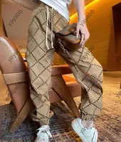 Klassieke ontwerperbroek voor heren vrouwen track broek met letters mode tech fleece sportbroek lading broek hoge kwaliteit S-2XL