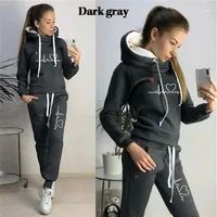 Two Piece Set Women Pullover Hoodies and Jogger Pants Casual Tracksuit Female Sweatshirts Outfits Suits Szie S-3Xl Ropa De Mujer12700