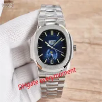 3 Style Silver High quality luxury fashion men's watch PP 40 5mm classic stainless steel mechanical transparent automatic 294b