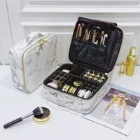 Sac de maquillage de pinceau de beauté Voyage Professional Femmes Cosmetic Case Big Capacine Making Up Boîte nécessaire Sac de cosmétique imperméable 220607