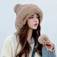 Gorro/calavera gorra de color sólido de invierno