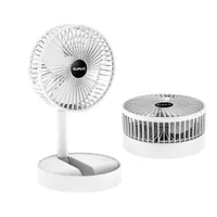 Taşınabilir katlanan masa fanları ayakta duran fan 8 inç mini katlanır teleskopik zemin düşük gürültülü yaz fanı ev yatak odası ofisi için soğutma