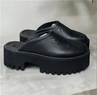 Женская платформа перфорированная G Сандальская летняя обувь топ-дизайнерские женские тапочки Candy Colors Clear High Heel Высота 5,5 см размера 35-42 евро 35-42