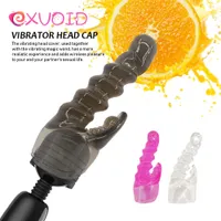 Exvoid AV Rod Head Cap Magic Wand Attage Cover Stick Вибратор Аксессуар Сексуальные игрушки для женщин G Spot Vibrators Massager