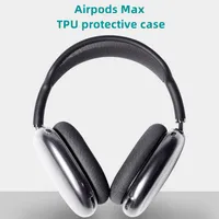 Airpods Max Kulaklık Kılıfı TPU Yumuşak Yüksek Şeffaf Su Geçirmez Darbeye Dayanıklı Darbeye Damlası Apple Kablosuz Bluetooth Herşey Dahil Kulaklık Kılıfları