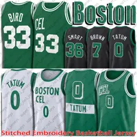 Bostons Basketball Celtices Jerseys 7 36 Jayson Tatum Bird Men 0 33 Jaylen Brown Marcus Smart 516
