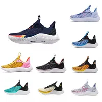 NEW Currys Flow 9 Men Basketball Shoes Sneakers red white blue Baskets Street Game Day Believe Elmo Play Trainers us 7-11