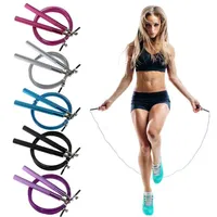 Ropes de saut durables Design délicat de conception en aluminium corde filaire corde pivotant corde pour CrossFit Fitness Workout Gym219w